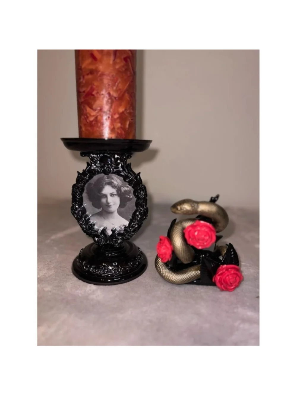 Lot of 2 Bath & Body Works Halloween 2023 Snakes & Soap/Candle Holder